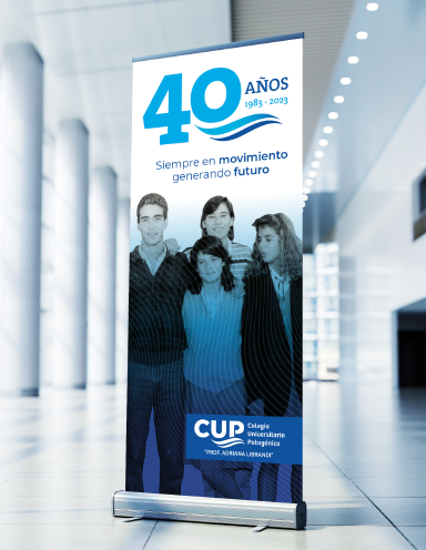 Identidad visual Colegio Universitario Patagónico por Regina Covaro